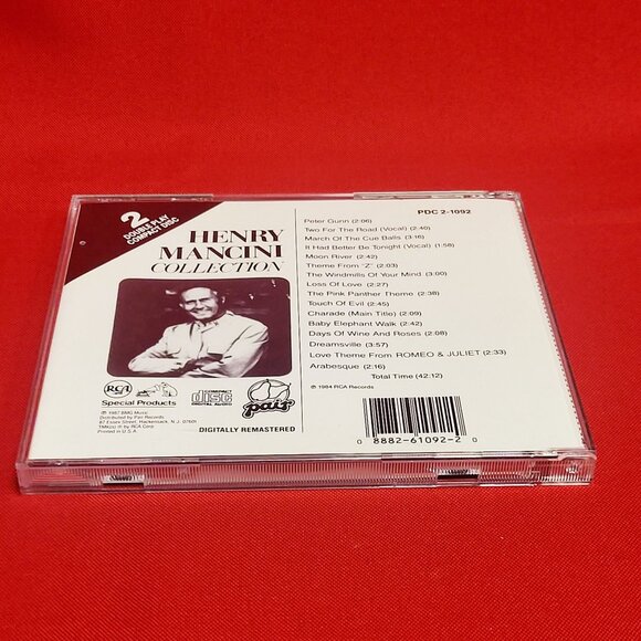 Henry Mancini Collection 2 Double Play CD 1987 - Picture 4 of 7